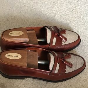 Bruno Magli Brown & Tan Men’s Loafer